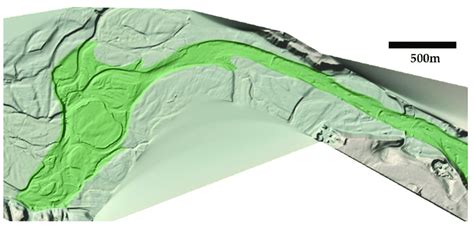 Bathymetry For A 5 Km Reach In River Nea The Bathymetry Was Calculated Download Scientific