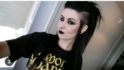 Long Hair Shaved Sides Long Mohawk Gothic Punk Hairstyles Goth Hair