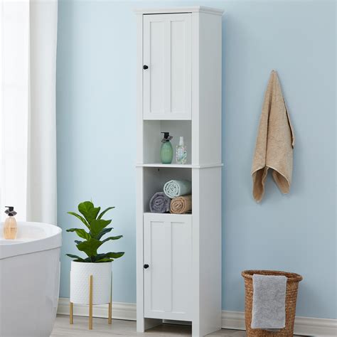 Tall Slim White Bathroom Cabinet Semis Online