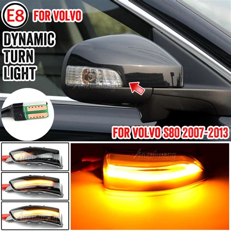 For Volvo C30 C70 S40 S60 V40 V70 S80 2007 2013 Led Dynamic Turn Signal