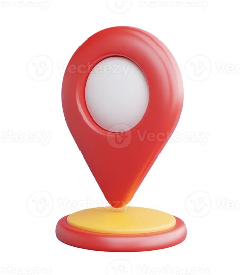 red map pin symbol  png