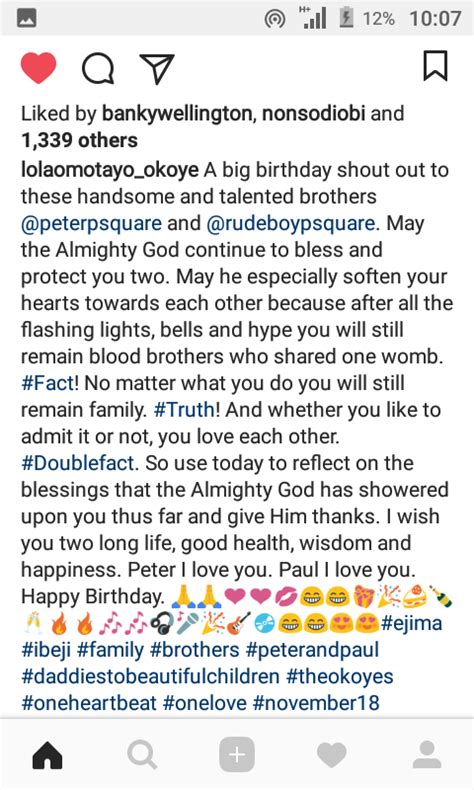 Stella Dimoko Korkus Lola Okoye Tells Peter And Paul She Loves