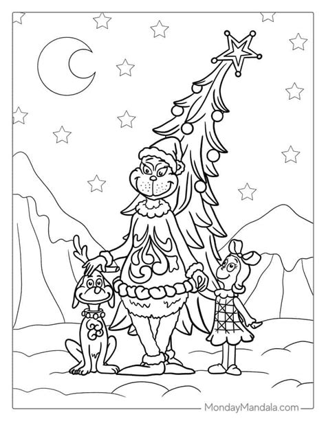 How The Grinch Stole Christmas Coloring Pages