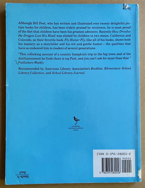 RARE: Fly Homer Fly by Bill Peet 1969 - Etsy