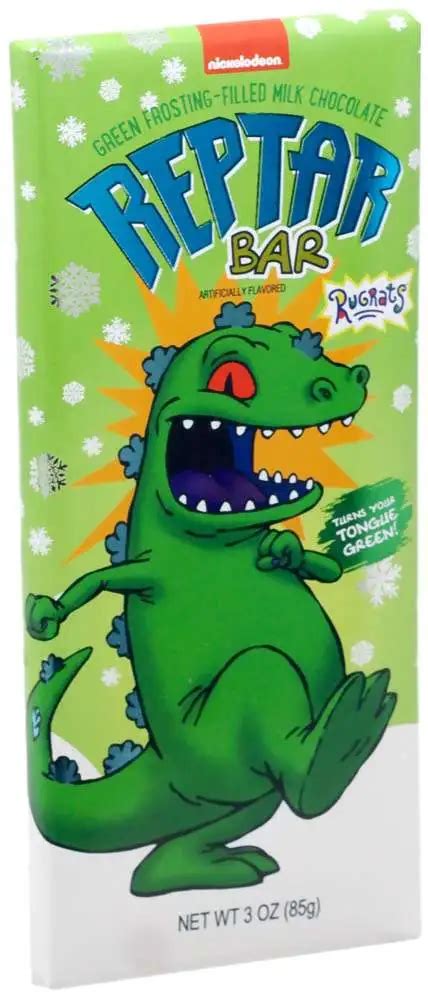 NickToons Rugrats Reptar Bar Snowflakes Astor Chocolate - ToyWiz