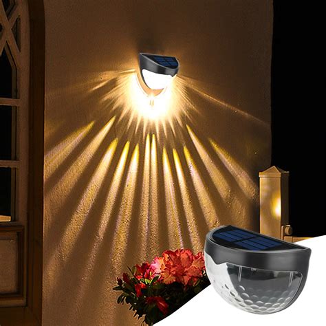 Harpi Wall Sconce Light Plug In 2pcs Solar Fence Lights Solar Lights