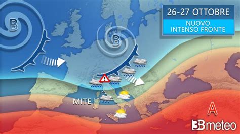 Meteo Nuova intensa perturbazione tra giovedì e venerdì rischio