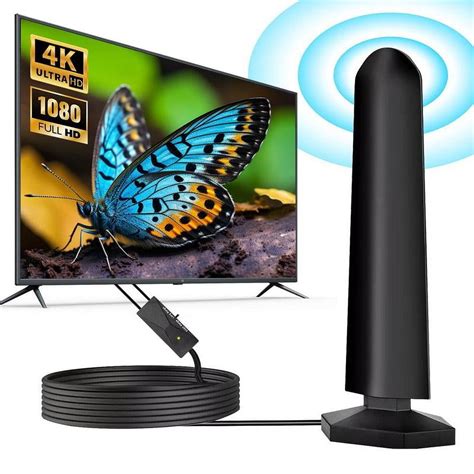 HDTV Antenna, Long Range Indoor TV Antenna, Digital Antenna Amplifier