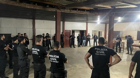 Pol Cia Mira Integrantes De Organiza O Criminosa Em Mt Tr S S O