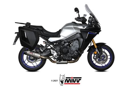 Scarico Yamaha Tracer Gt Gt Mivv Oval Titanio Con Coppa Carbonio