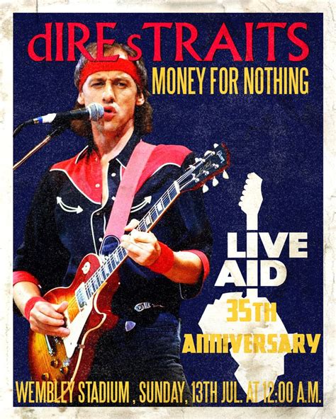 Dire Straits Ft Sting Money For Nothing Live Aid Dire