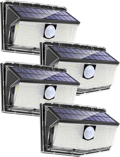 Aloftsun Solar Lights Outdoor Big Size 300 Led Solar Motion Sensor