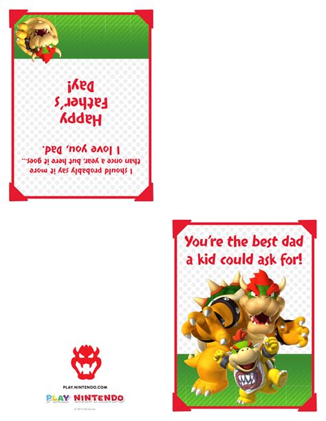 Fileplay Nintendo Fathers Day Cardpng Super Mario Wiki The Mario