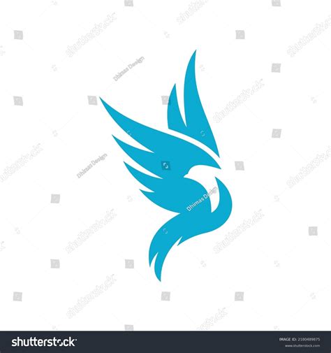 Bird Vector Logo Design Template Stock Vector (Royalty Free) 2180489875 ...