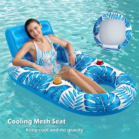 Jasonwell Inflatable Pool Float Adult Pool Floaties Lounger Floats