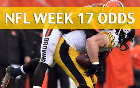 Browns Vs Steelers Odds Predictions Picks Preview Week 17 2017