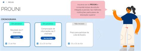 Lista de espera ProUni 2023 inscrição resultados e calendário Estácio