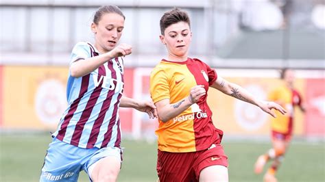 Kadın futbolunda Galatasaray Trabzonspor maçında gol sesi çıkmadı