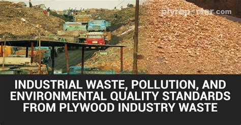 Industrial Waste, Pollution, and Environmental Quality Standards From Plywood Industry Waste