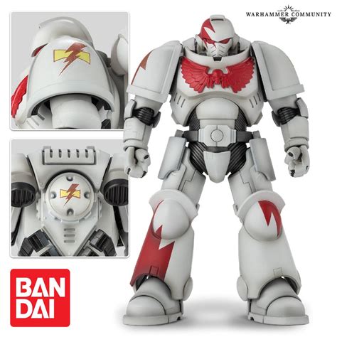 Warhammer K White Scars Space Marines Figure By Bandai The Toyark