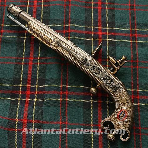 Colonial Scottish Flintlock Pistol