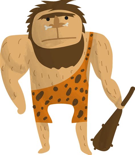 cavemans - Clip Art Library