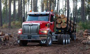 Logging with Western Star Trucks - Tracey Road Equipment