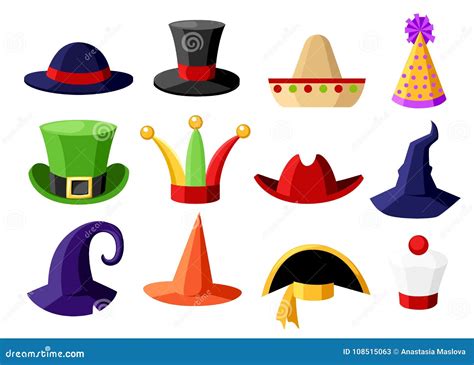 Fun Carnival Festive Collection Of Cute Celebration And Disguise Hat ...