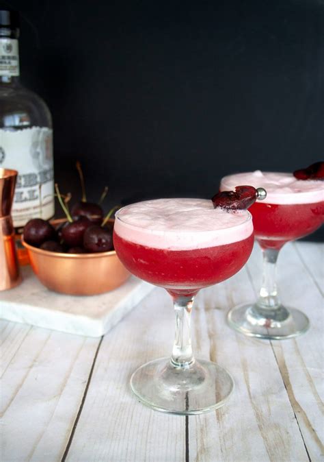 Cherry Bourbon Sour Elle Talk