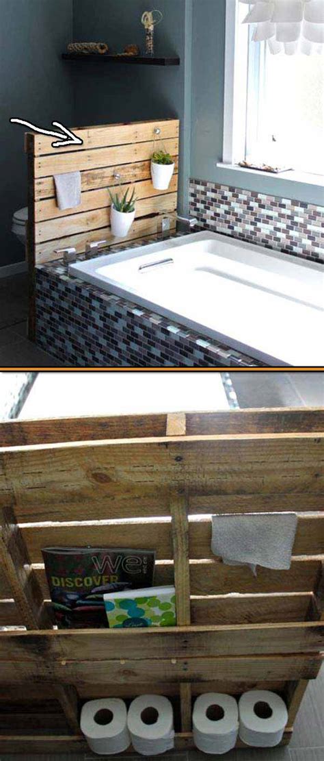 Beautiful Diy Bathroom Pallet Projects For A Rustic Feel