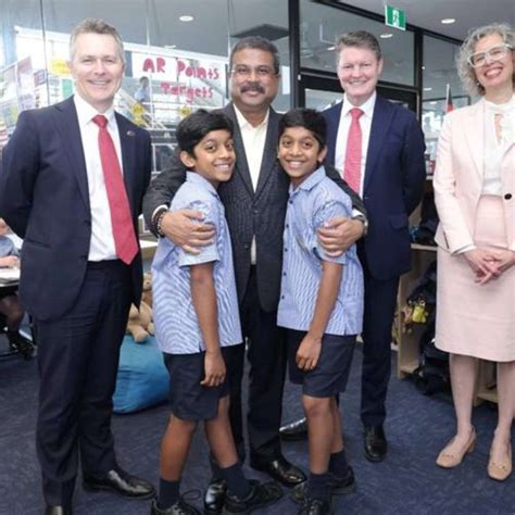 indias education minister dharmendra pradhan promotes global