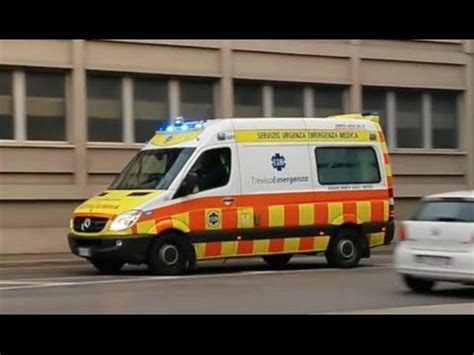 Ambulanza Suem Treviso Led Double Siren Italian Ambulance