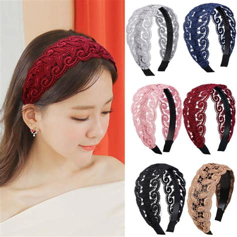 Harmtty Headband Anti Slip With Teeth Elegant Wide High Toughness