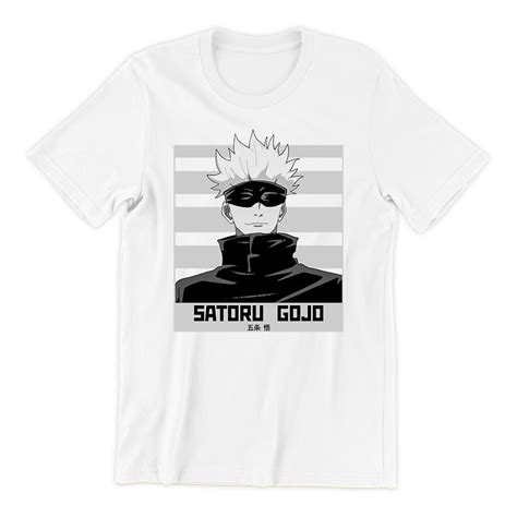 Camiseta Basica Camisa Jujutsu Kaisen Retrato Satoru Gojo Feiticeiro