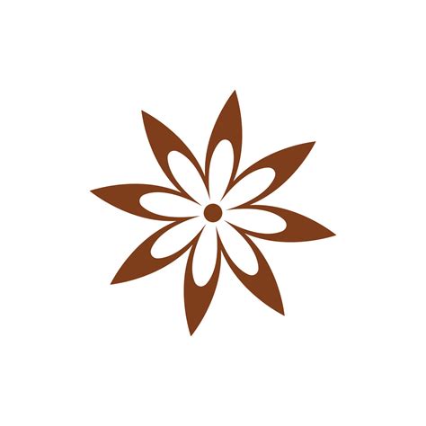 Star Anise Logo Icon Design Template Vector 7635329 Vector Art At Vecteezy