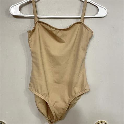 Capezio Costumes Girls Large Nude Ballet Dance Leotard Poshmark