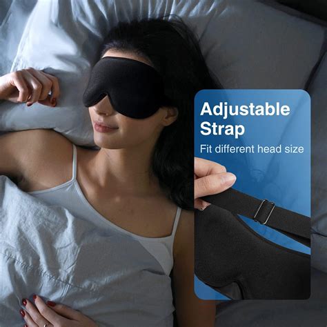 Yfong D Micro Weighted Sleep Mask For Women And Men Pressure Relief