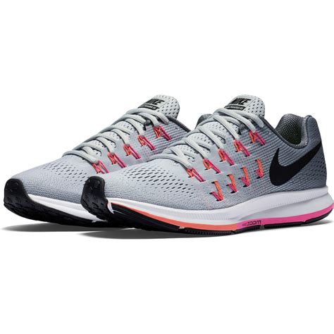 Nike Womens Air Zoom Pegasus 33 Running Shoes Greypink