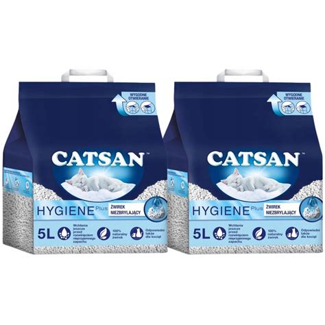 Catsan Hygiene Plus Żwirek naturalny dla kota 10L 11953194940 Allegro pl