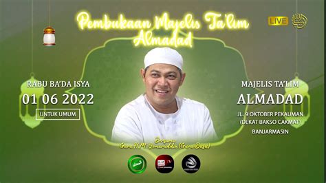 Live Relay Pembukaan Pengajian Guru Hm Qomaruddin Guru Busu