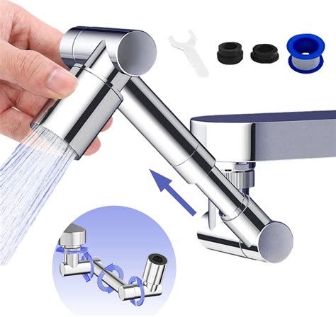 Rotating Faucet Extender Aerator Universal Splash Filter Faucet