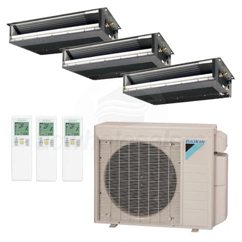 Daikin D3l24d09121200 Aurora Concealed Duct 3 Zone System 24 000 Btu Outdoor 9k 12k 12k