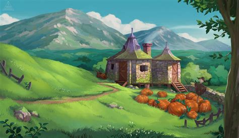 Hagrid S Hut Anna Daviscourt On ArtStation At Https Artstation