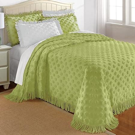 Amazon Montgomery Ward Luxurious Chenille Dot Bedspread King Size