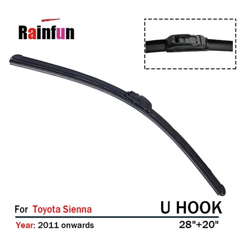 Rainfun Dedicated Car Wiper Blade For Toyota Sienna 2011 16 Rear Wiper Arm Bladewindscreen