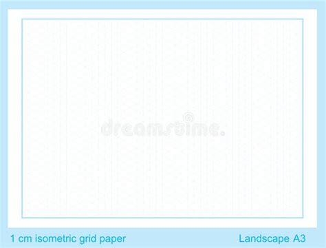 Cm A Isometric Grid Paper Isometric Grid Vector Isometric Grid