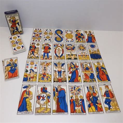 Jeu De Tarot Ancien Tarot De Marseille De Cartes Cartomancie