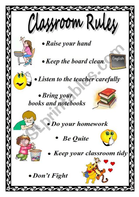 Rules Worksheets