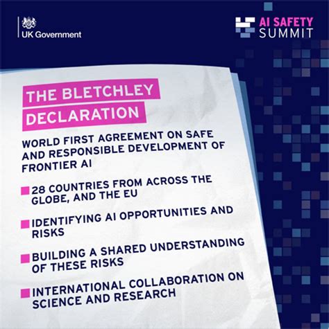 La Declaración De Bletchley Impulsará El Desarrollo Seguro Y