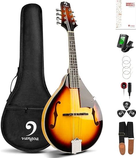 Amazon Vangoa A Style Mandolin Musical Instrument Sunburst 8